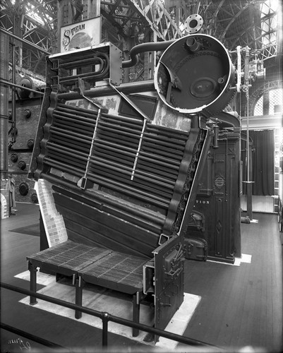 Babcock and Wilcox’s exhibit on steam. First image