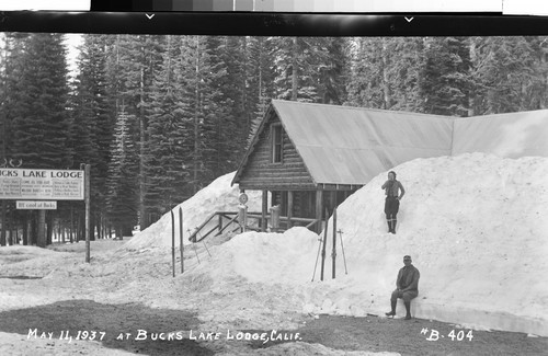 May 11, 1937 at Bucks Lake Lodge, Calif