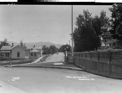 "Main and Pine Sts.," Susanville, Cal