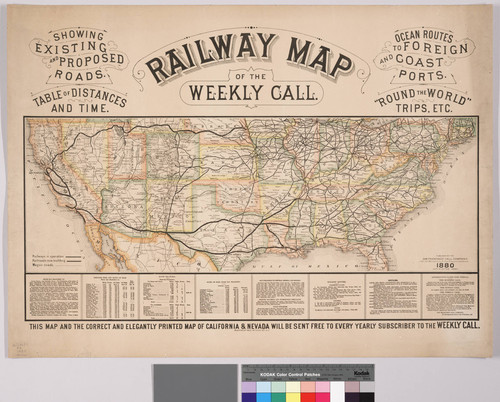 Railway map of the Weekly Call