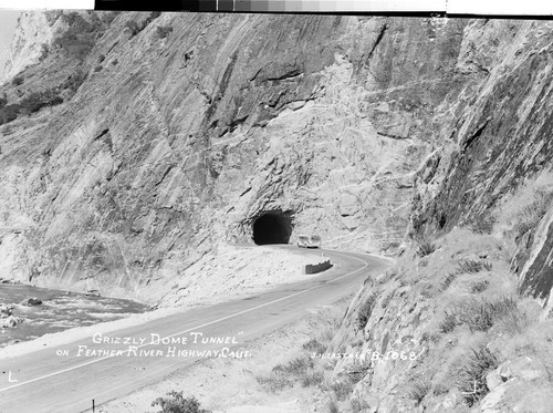 "Grizzly Dome Tunnel" on Feather River Highway, Calif