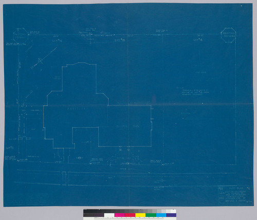 Heckscher Residence addition, plot plan, San Francisco, 1919