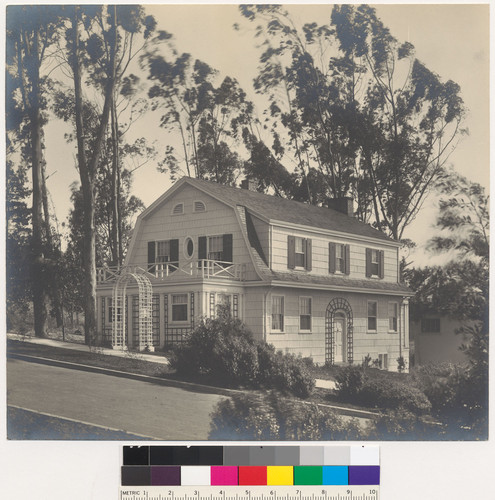 Mason Residence, exterior front view, San Francisco, c. 1918