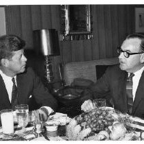 President John F. Kennedy with Governor Pat Brown (Edmund G. Brown)