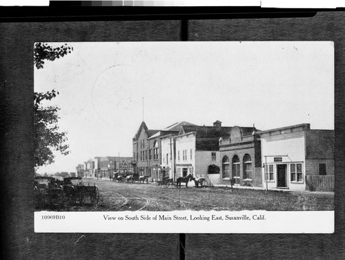 View on South Side of Main Street, Looking East, Susanville, Calif