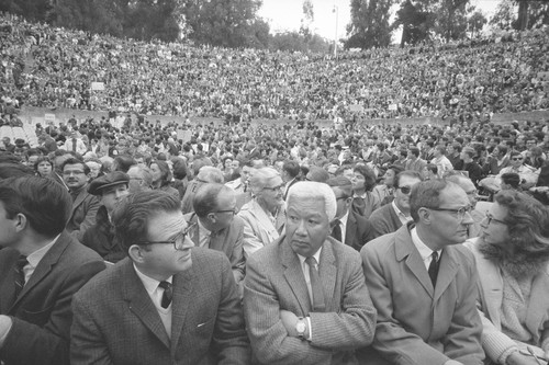 Crowd at the Greek Theater for the Special Convocation