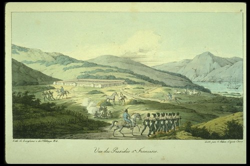 Vue du Presidio de San Francisco [ca. 1815]