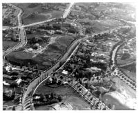 Aerial view of Westwood Hills, 1936