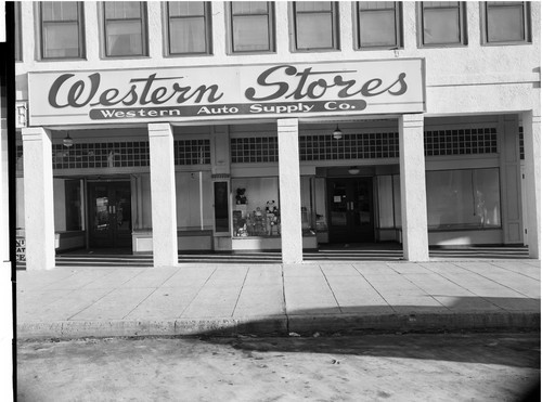 Western Auto Supply Store Front
