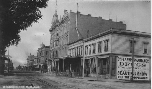 Washington St., Oakland, Calif. [ca. 1880-1885]